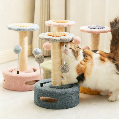 CATIO Cute Sunflower Style Small Cat Scratching Post