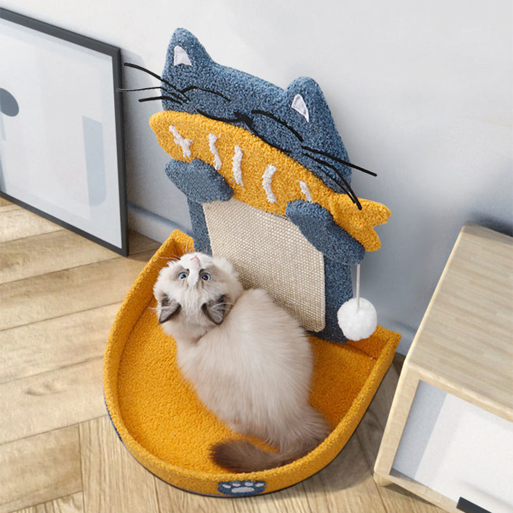 Cat Scratcher with Bed – Scratching Board and Resting Cat Bed