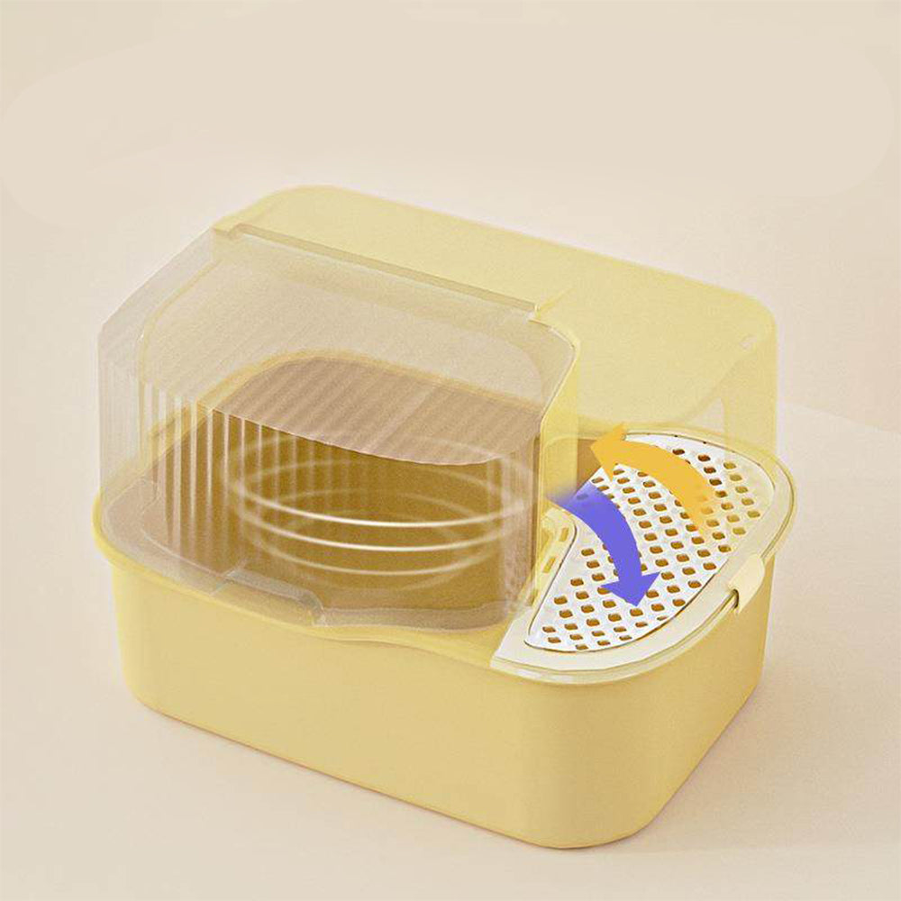 Extra Large Front Entry Cat Litter Box – Anti-Tracking Corridor Design