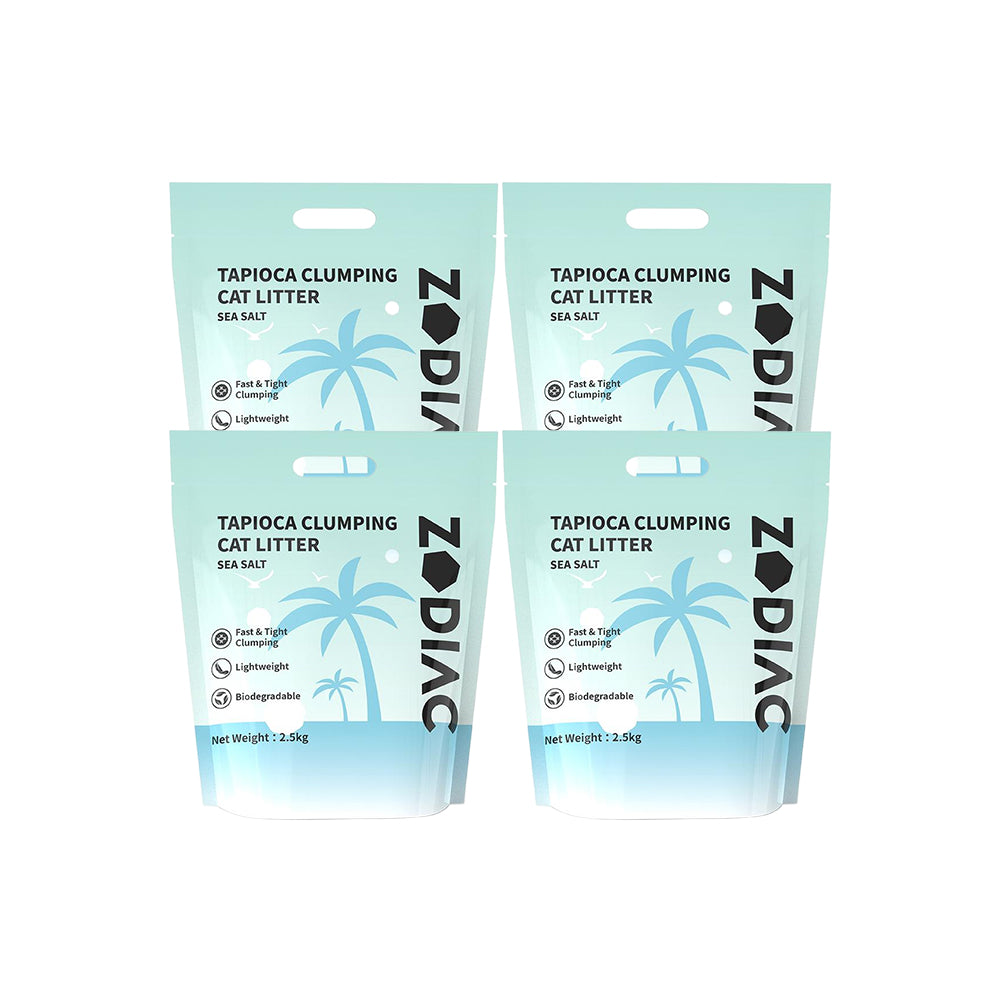 ZODIAC Advanced Clumping Cat Litter – Tofu Mix With Puffed Tapioca - Sea Salt