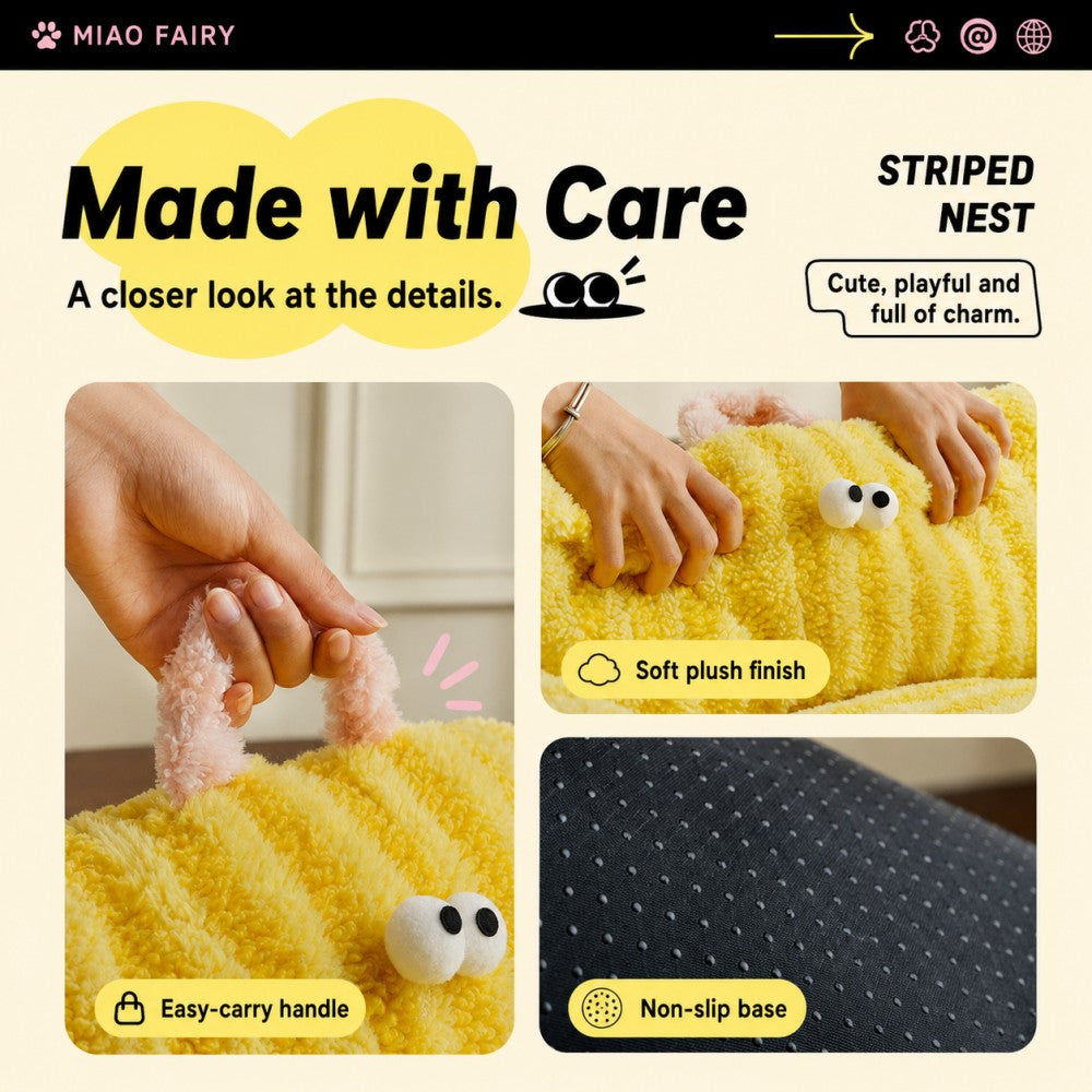Plush Pet Sofa Bed Cozy Warm