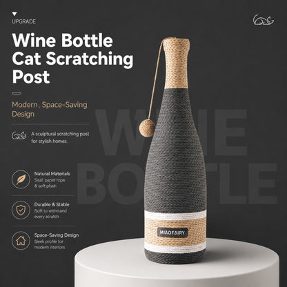 Cat Scratching Post Bottle Design Sisal Rope