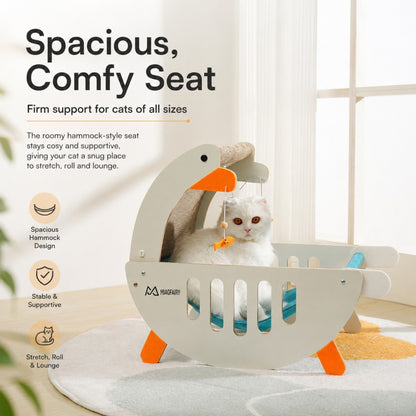 Cat Scratcher Hammock Bed Goose Design