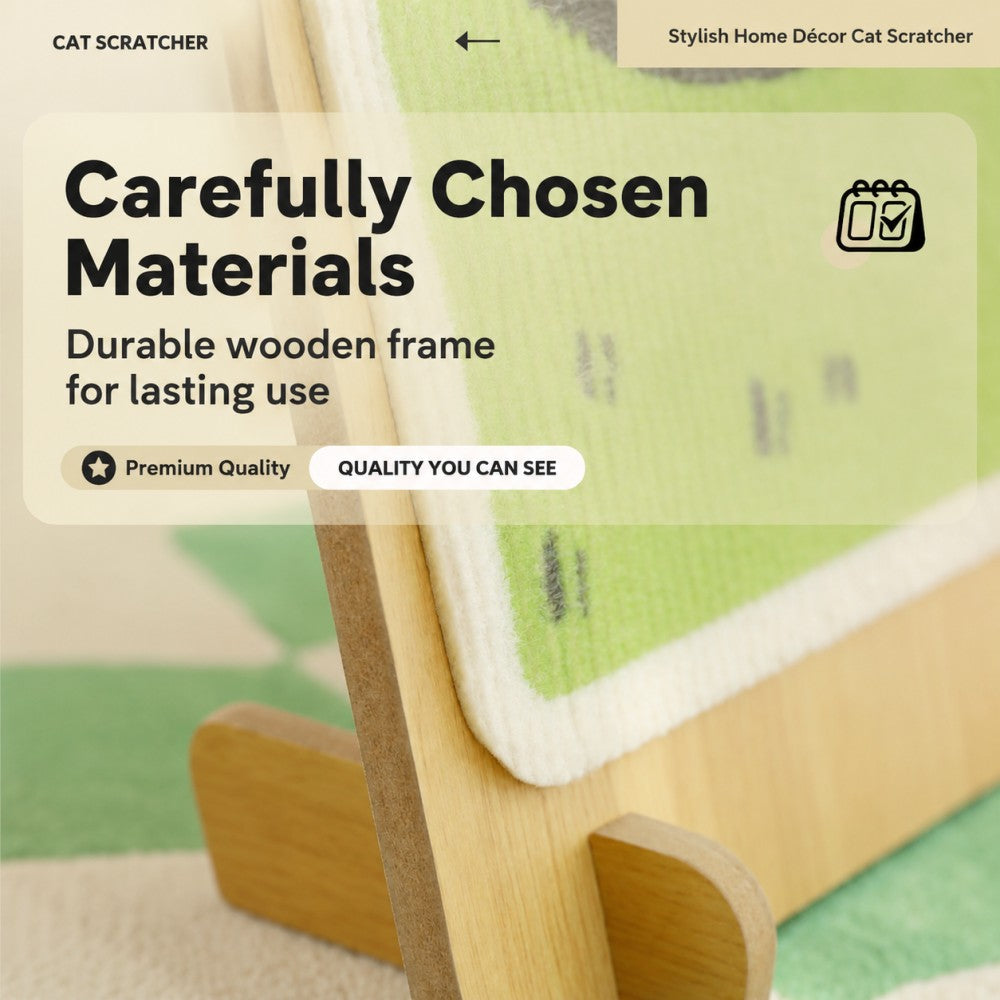 Calendar Cat Scratching Board Standing Toy