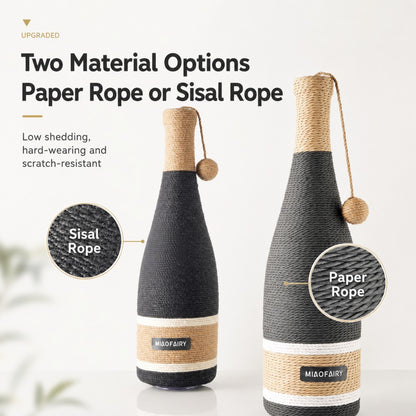 Cat Scratching Post Bottle Design Sisal Rope