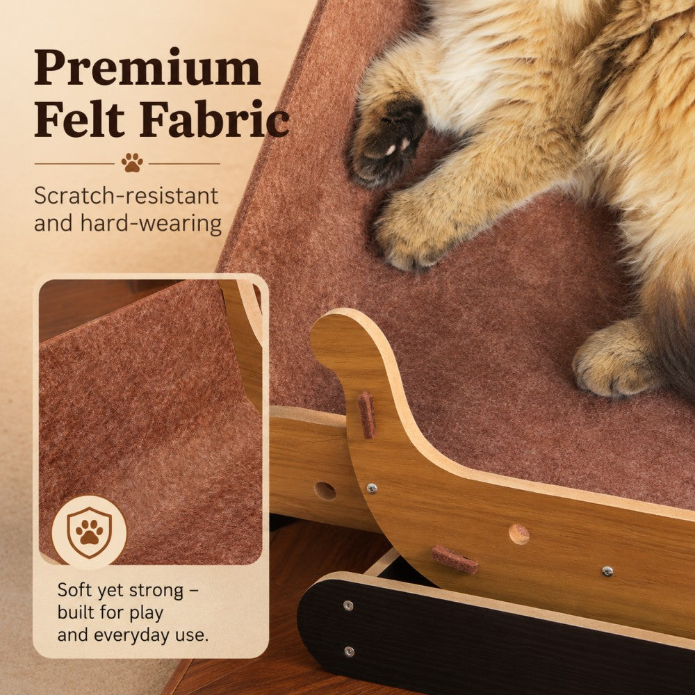 Pirate Ship Cat Rocking Bed Hammock
