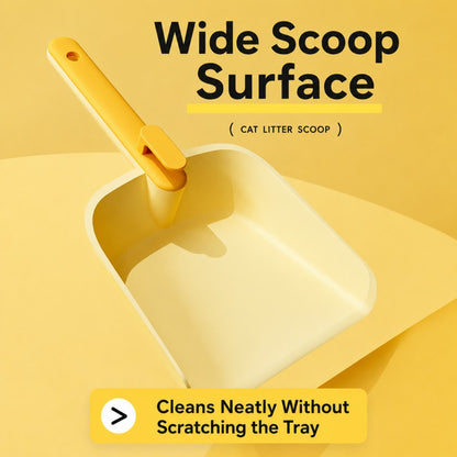 Long Handle Cat Litter Scoop – Durable Easy-Clean Design