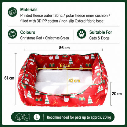 Pet House Snowman Tree L 86X61X20CM