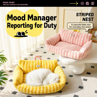 Plush Pet Sofa Bed Cozy Warm