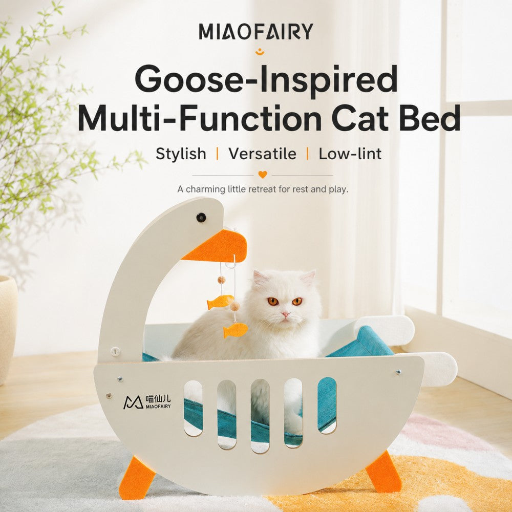 Cat Scratcher Hammock Bed Goose Design