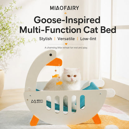 Cat Scratcher Hammock Bed Goose Design