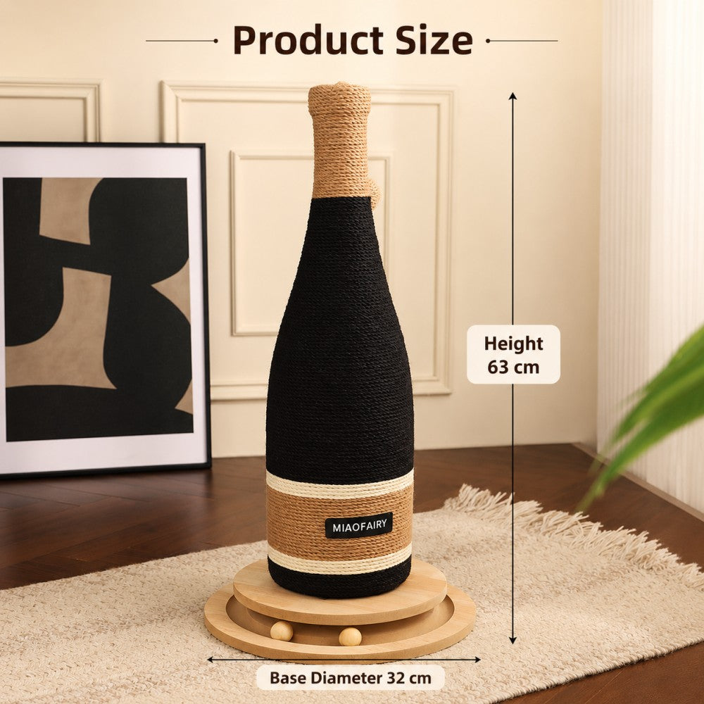 Cat Scratching Post Bottle Design Sisal Rope