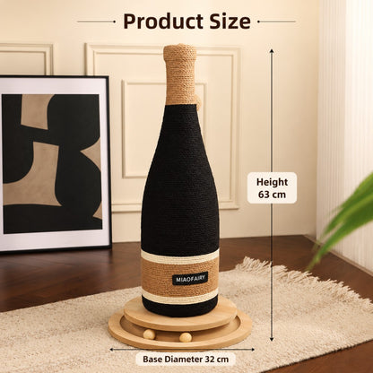 Cat Scratching Post Bottle Design Sisal Rope