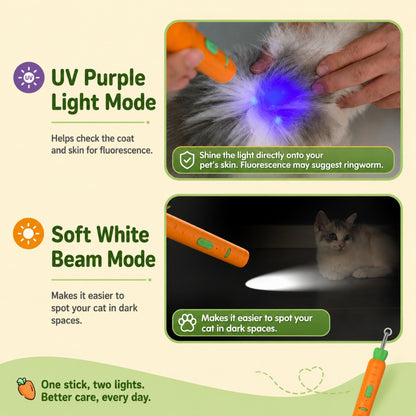 USB Rechargeable Cat Laser Toy – Interactive Projection Teaser Wand
