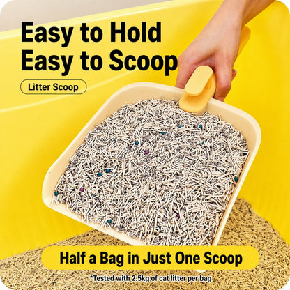 Long Handle Cat Litter Scoop – Durable Easy-Clean Design