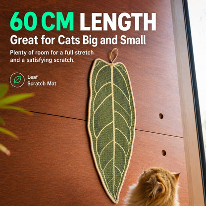 Sisal Cat Scratching Mat Anthurium Leaf
