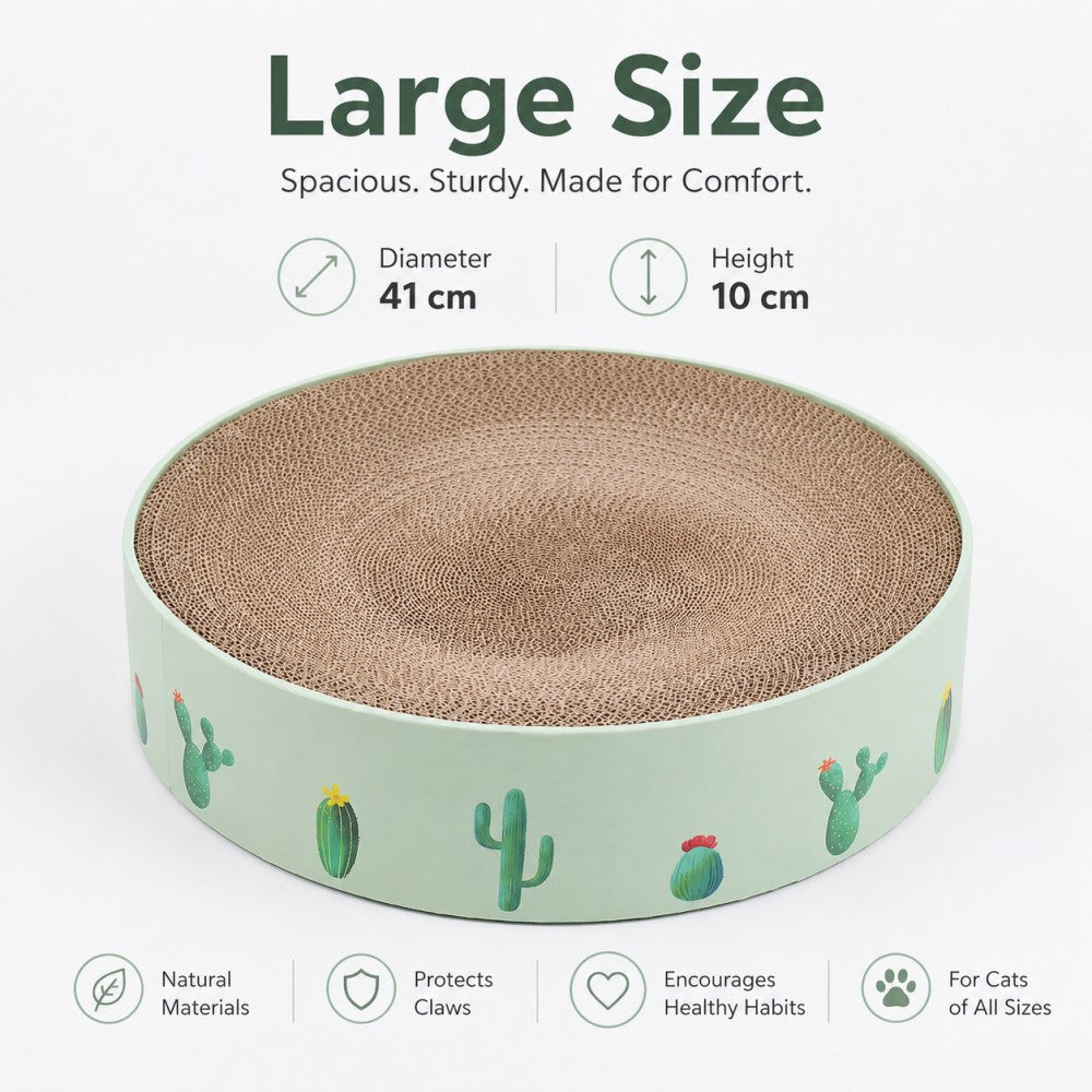 Cat Scratcher Bowl Bed Corrugated Cardboard