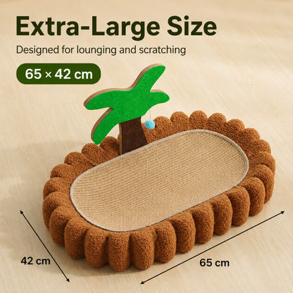 Sisal Cat Scratcher Bowl Bed Money Tree