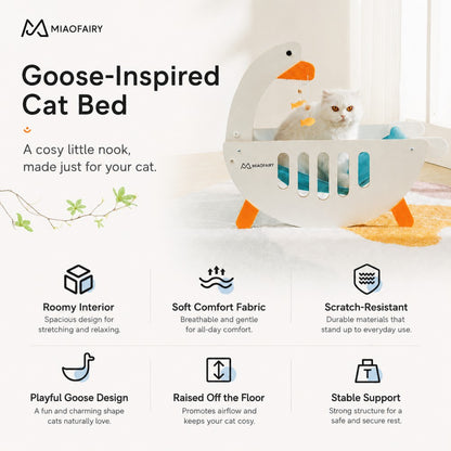 Cat Scratcher Hammock Bed Goose Design
