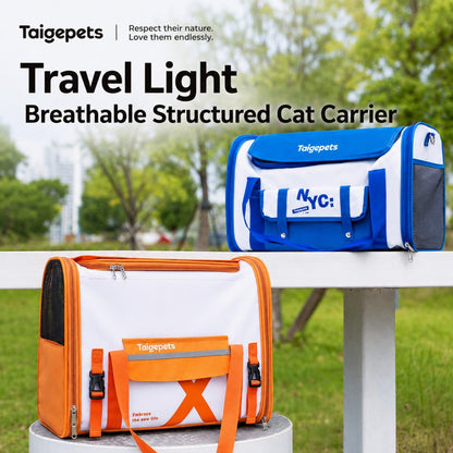 Large Capacity Pet Carrier Backpack for Cats and Small Dogs