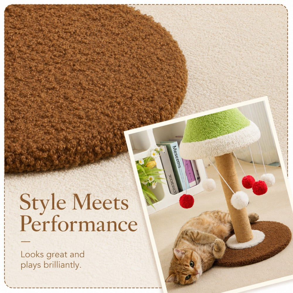 Cedar Cat Scratching Post Interactive Toy