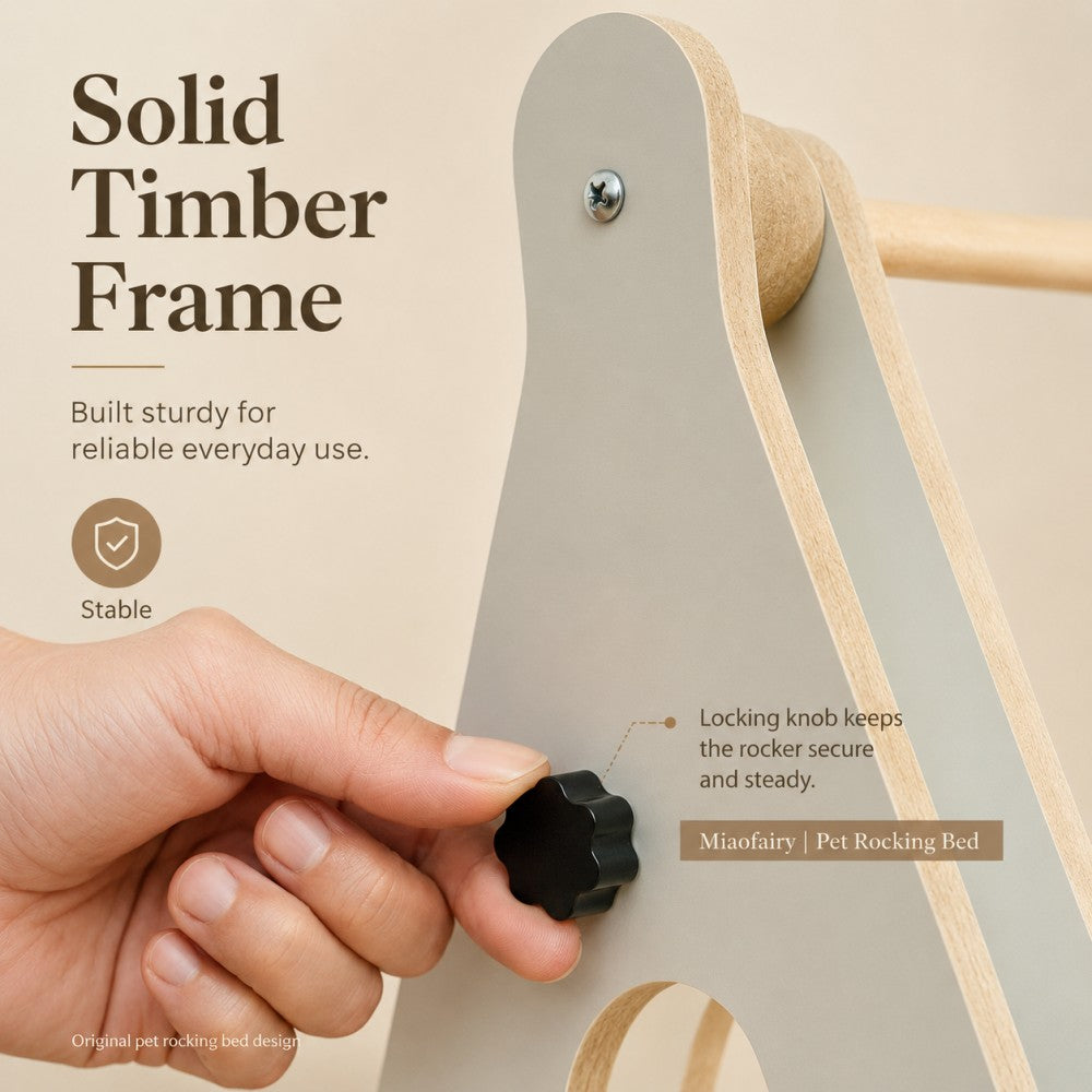 A Frame Double Layer Cat Rocking Bed