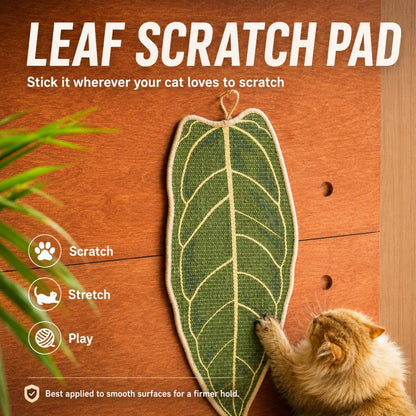 Sisal Cat Scratching Mat Anthurium Leaf
