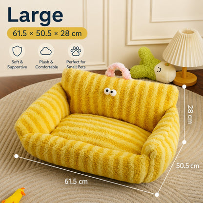 Plush Pet Sofa Bed Cozy Warm