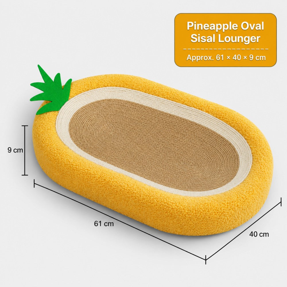 Sisal Cat Scratcher Bowl Bed Coconut Tree