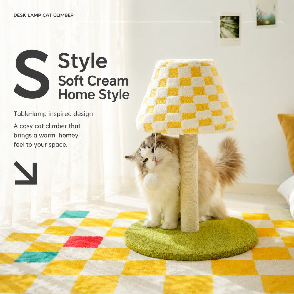 Lamp Style Cat Scratching Post Interactive