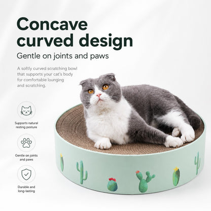 Cat Scratcher Bowl Bed Corrugated Cardboard