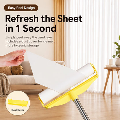 Long Handle Cat Hair Remover Lint Roller with Refills