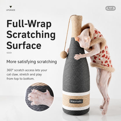 Cat Scratching Post Bottle Design Sisal Rope
