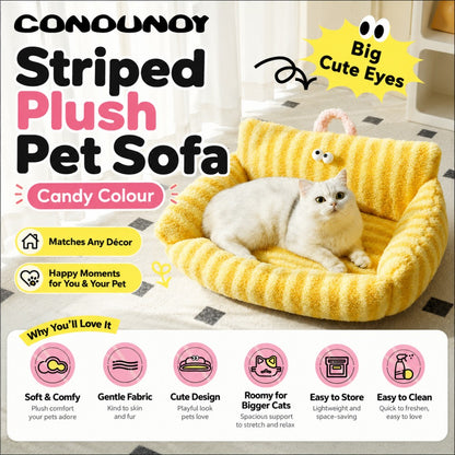 Plush Pet Sofa Bed Cozy Warm