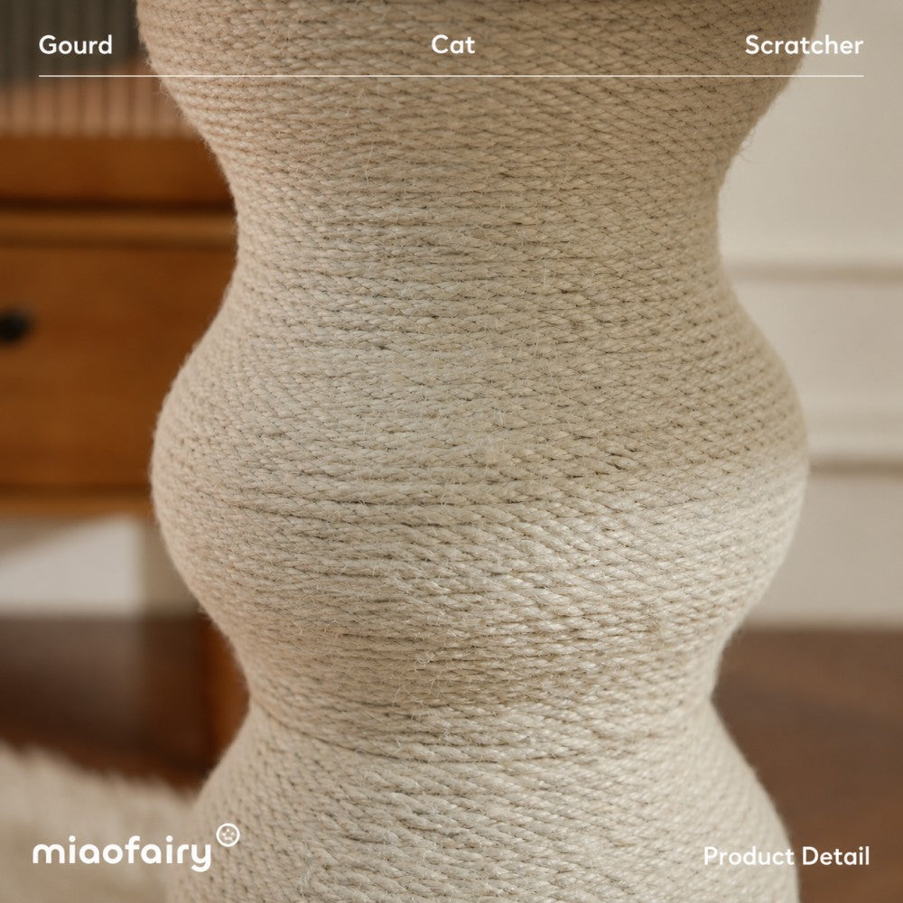 Cat Tree with Track Toy Sisal Scratching Post Gourd Style