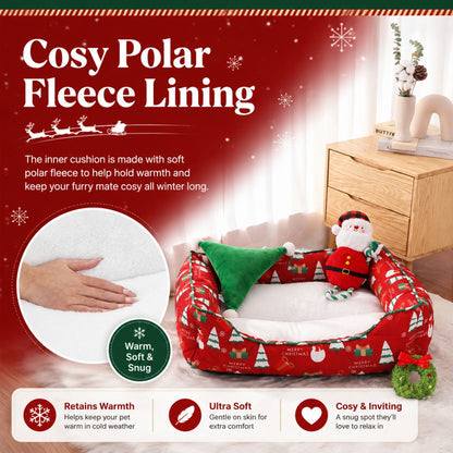 Pet House Snowman Tree L 86X61X20CM