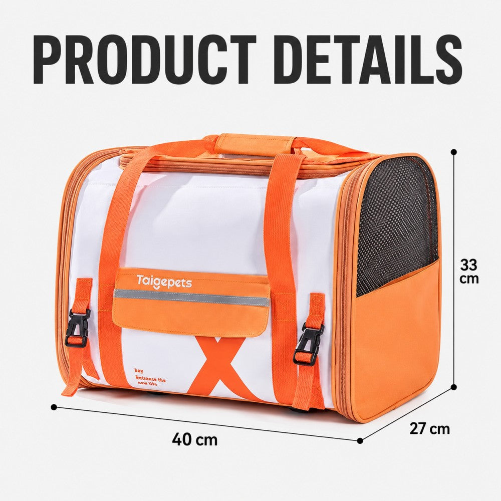 Large Capacity Pet Carrier Backpack for Cats and Small Dogs