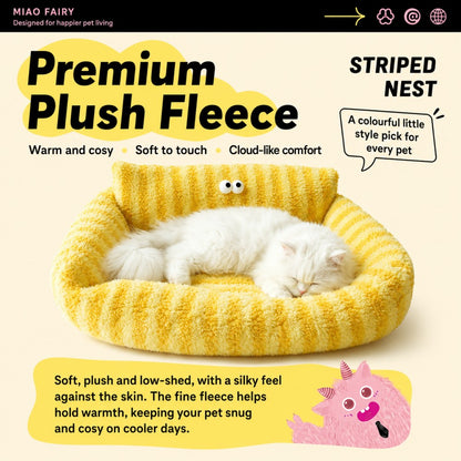 Plush Pet Sofa Bed Cozy Warm
