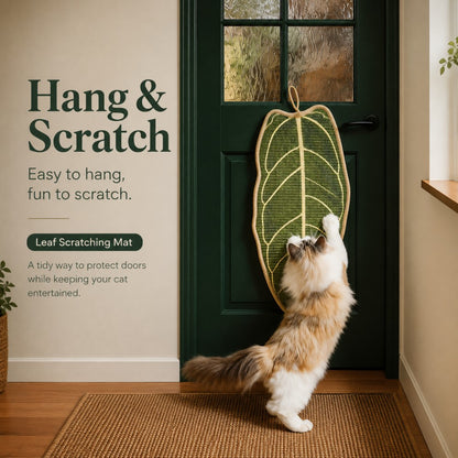 Sisal Cat Scratching Mat Anthurium Leaf