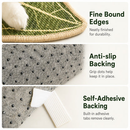 Sisal Cat Scratching Mat Anthurium Leaf