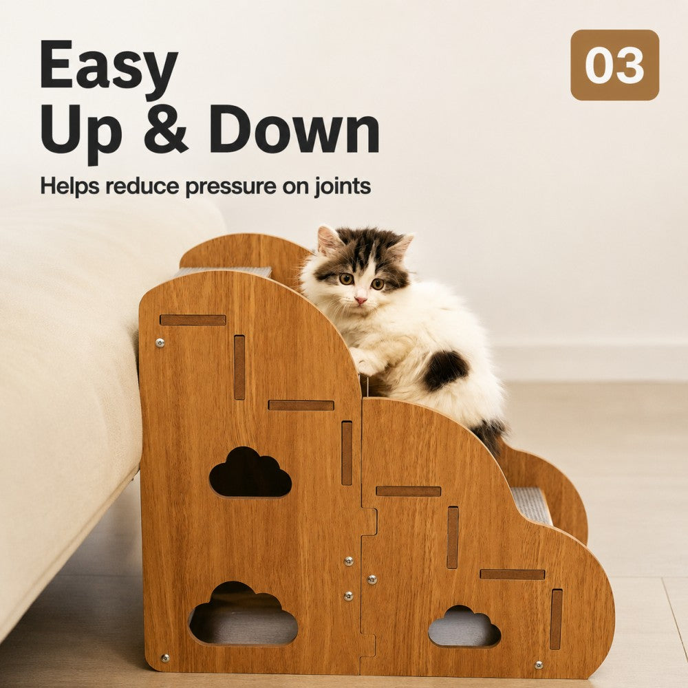 Pet Stairs Step Ramp Cloud Design