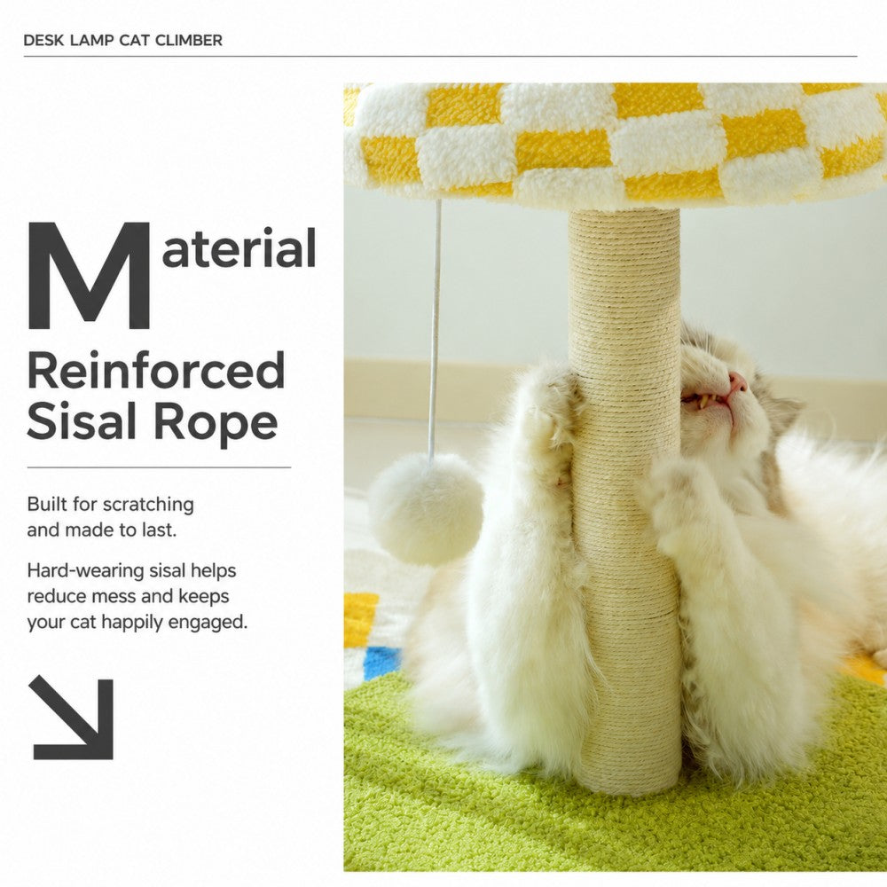 Lamp Style Cat Scratching Post Interactive