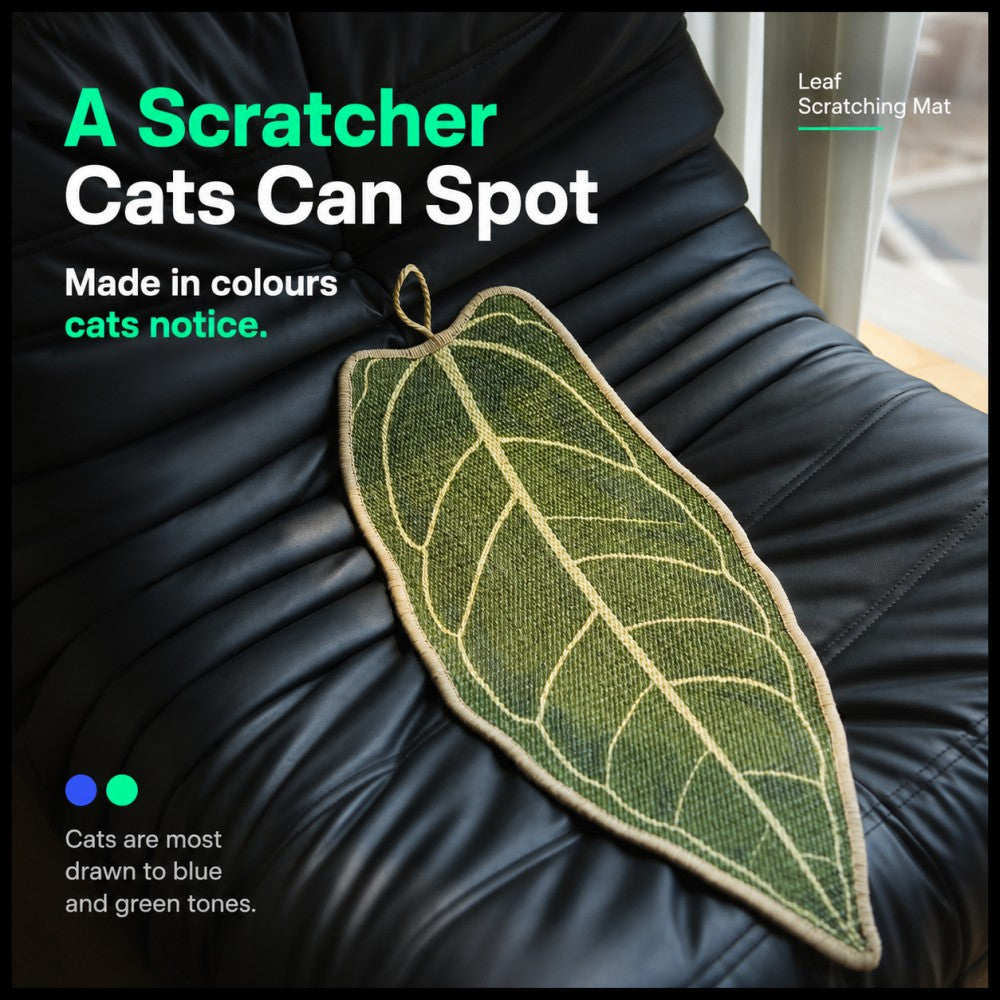 Sisal Cat Scratching Mat Anthurium Leaf