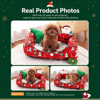 Pet House Snowman Tree L 86X61X20CM