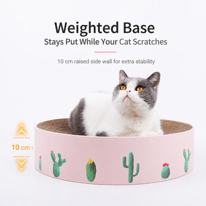 Cat Scratcher Bowl Bed Corrugated Cardboard