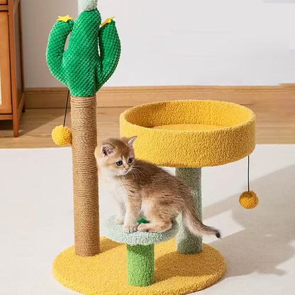 Cactus Cat Tree with Scratching Posts