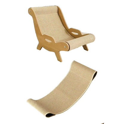 Cat Scratcher Lounger with Bed