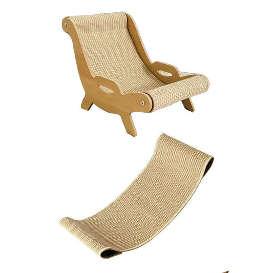 Cat Scratcher Lounger with Bed