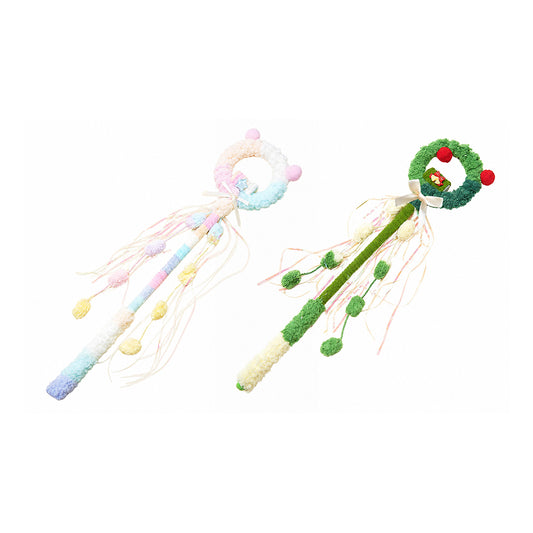 Fairy Magic Wand Cat Toy – Interactive Plush Wand with Bell & Tassel