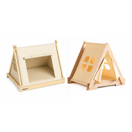All-Season Dog Tent Bed – Enclosed Cozy Pet Bed